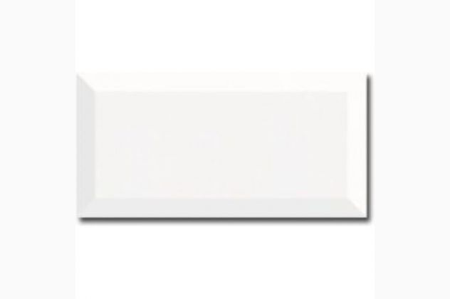 Blanco Mate Biselado bx 10x20 Fabresa